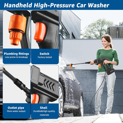 High Pressure Water Cleaning Gun,  Car Washer Cleaner  6 Modes Nozzle