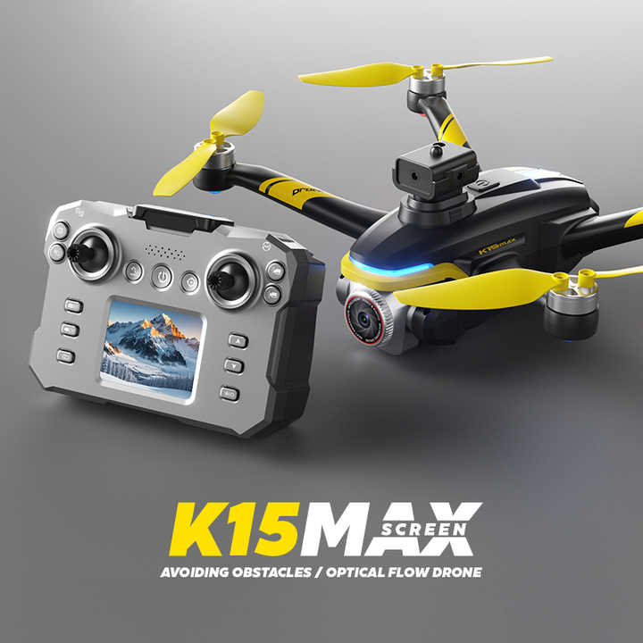 K15 Max Drone Remote Control With LCD Display Screen