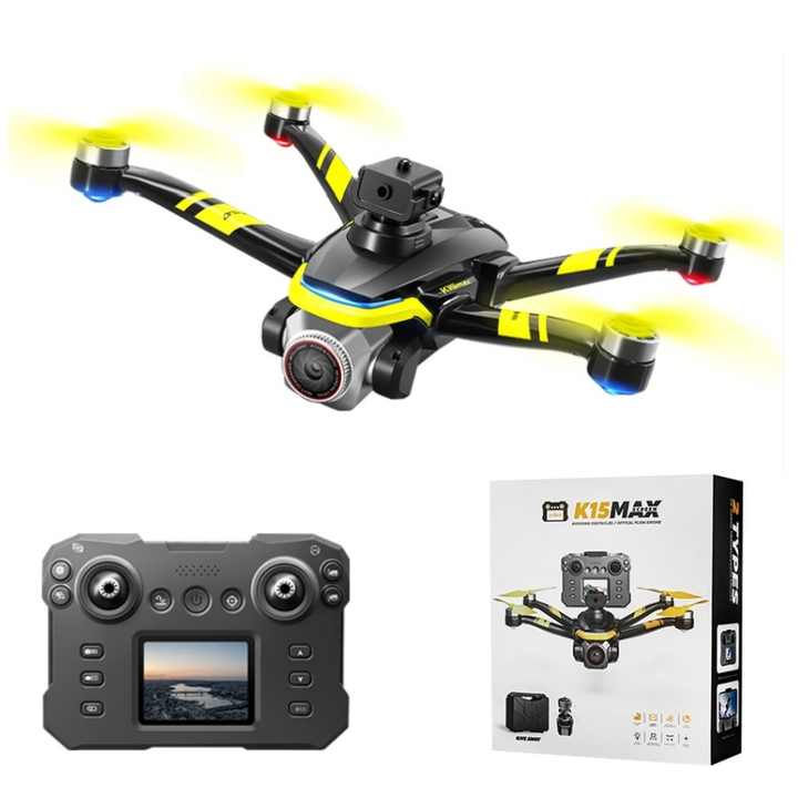 K15 Max Drone Remote Control With LCD Display Screen